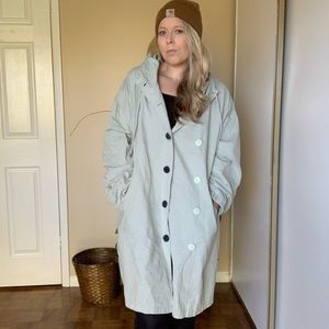 Oversized Lightweight Jacket - Pale Blue